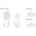 Affichage de segment de 0,9 pouce 1 chiffre 7 (GNS-3911Ax-Bx)